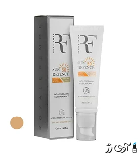 کرم ضد آفتاب رنگی SPF50 پوست خشک وحساس رویال فم