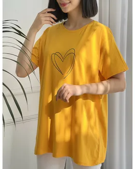 تیشرت قلب لانگ