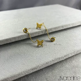 گوشواره زنانه دوتایی پروانه 20391