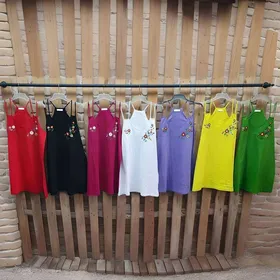 سارافون گلدوزی دو بند