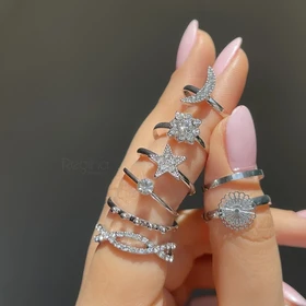 پک انگشتر ماه و ستاره