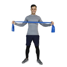 کش پیلاتس آبی 2 متری تن زیب - سختی 2 (نسبتا سبک)