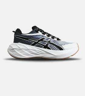 کفش کتانی مردانه سرمه ای سفید مشکی ASICS GEL-Cumulus 25 مدل 8128