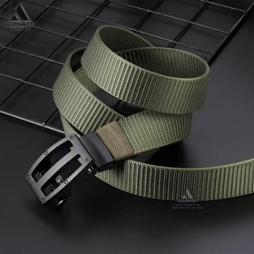 کمربند برزنتی مردانه Rail Belt BL133 (سبز)