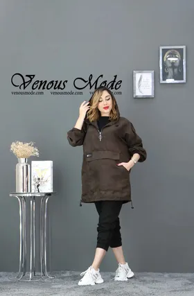 هودی تک جیب کلاهدار