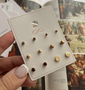 پک گوشواره اروپایی ( 6 جفتی )