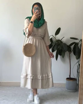 پیراهن مانتویی آتریسا