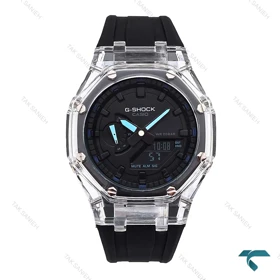 ساعت جیشاک GA2100 مردانه شیشه ای عقربه آبی G-Shock-6109-G