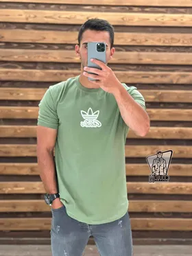تیشرت یقه کشبافت ADIDAS