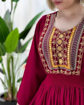پیراهن هندی نخی