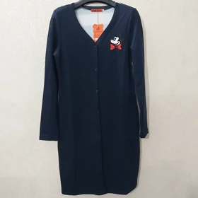 مانتو زنانه پشمی طرح میکی موس وارداتی