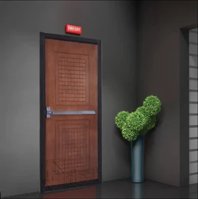 درب ضد حریق با تاییدیه سازمان آتش نشانی مدل DZ-159