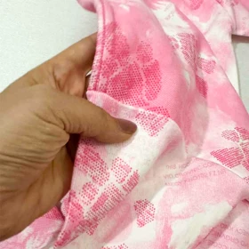 بلوز دخترانه صورتی طرح خرس اکلیلی