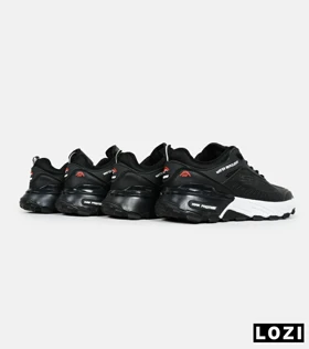 کفش کتانی مردانه مشکی سفید SKECHERS water repellent