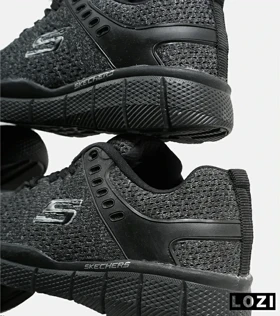 کفش کتانی طبی ورزشی خاکستری SKECHERS SKECH-KNIT