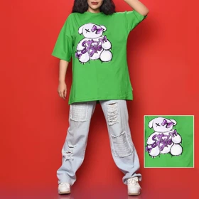 تیشرت زنانه لانگ