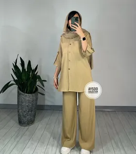 ست مانتو شلوار هلیا