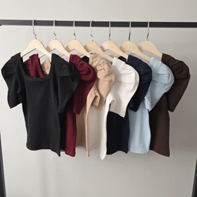 کراپ یقه خشتی عروسکی