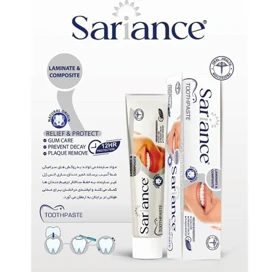 خمیر دندان مخصوص دندان های لمینت و کامپوزیت ساری انس 100 میل