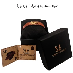 دستبند چرم وارک طرح پرنده مدل کاکادو کد rb230