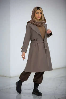 بارانی سانتانا ژیله دار پشت پیلی