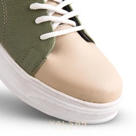 کفش روزمره زنانه چرم یلسان مدل راشل کد 669-MC