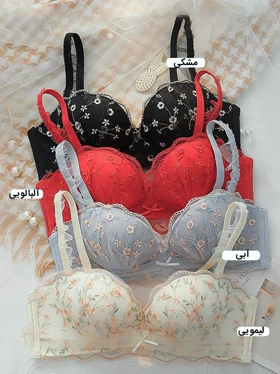 ست شورت و سوتین اسفنجی فنردار
