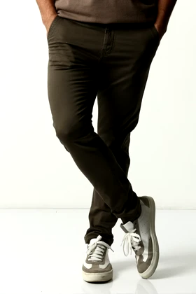 شلوار کتان اسلیم مردانه