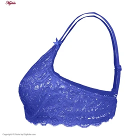 سوتین زنانه فشن تمام تور آبی لین مدل 4680-615