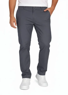 شلوار مردانه بنگال کش دم پا ساده مدل Behnam-طوسی تیره