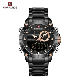 ساعت مردانه دیجیتال اورجینال نیویفورس Naviforce NF 9163