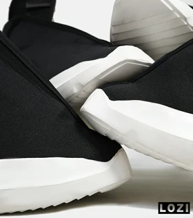 کفش کتانی مردانه مشکی سفید Rick Owens Horse Feet