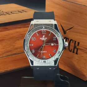 ساعت مچی مردانه هابلوت ژنو HUBLOT تاریخ دار با قفل پروانه ای هابلوت