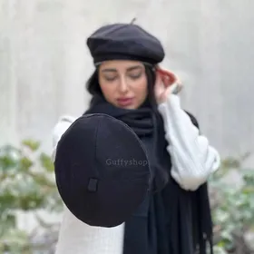 کلاه برت کتان مخملی