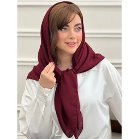 روسری نخی ساده درختی