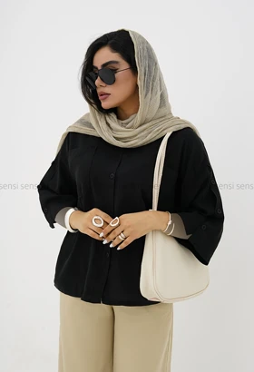 شومیز زنانه لایوسل دوجیب کد1006329