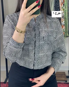 شومیز حریر جلو دکمه دار