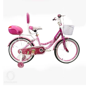 دوچرخه دخترانه کودک جونیور سایز 20 (صورتی)