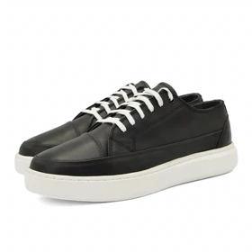 کفش ونس چرم طبیعی مردانه استار مدل Flat shoes - 0150