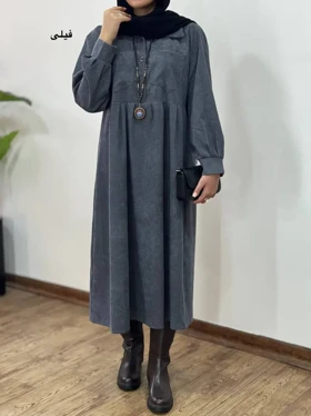 پیراهن مانتویی پاییزه ترگل 2