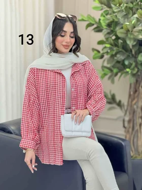 شومیز طرح دار دایانا