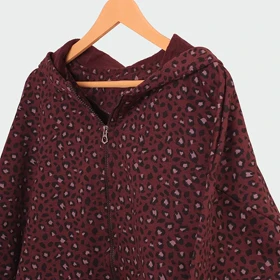 سویشرت پلنگی زنانه مدل آسا_کد 0344