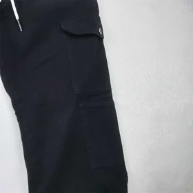 شلوار کارگو مشکی مردانه