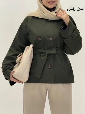 3598-ترنچ کت برشکا ( ایراددار )