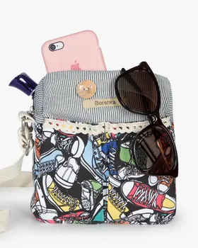 کیف دوشی زنانه طرح کفش Bereshka