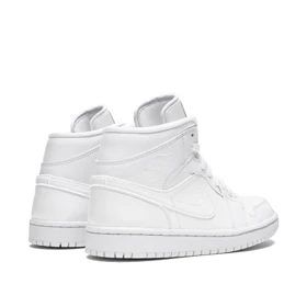 کتانی نایک ایر جردن1 سفید ساق‌دار مستر کوالیتی Nike Air Jordan1 Triple White sneakers