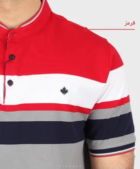 تیشرت یقه دیپلمات مردانه رینگر 7824