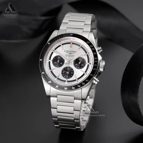 ساعت لونژین بند استیل Longines Conquest Chronograph-SK