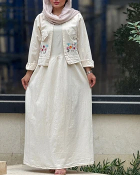 کت سارافون گلدوزی نچرال 7023