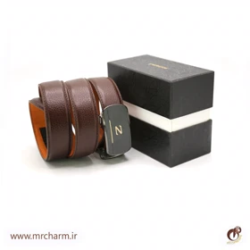 کمربند چرم مردانه رگلاژی mrc131-41